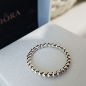 Authentic Eternal Clouds Pandora Silver Ring